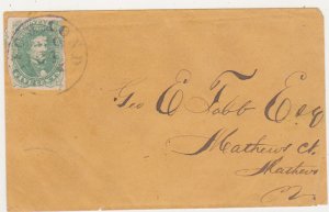 Confederate States Of America Scott # 1 Used On Cover Richmond Va.Cat. $300.00