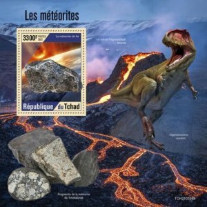 2021/09 - CHAD - METEORITES                          1V complet set    MNH ** T