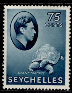 SEYCHELLES GVI SG145, 75c slate-blue, LH MINT. Cat £85.