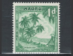 Nauru 1954 Anibare Bay 1p Scott # 40 MNH