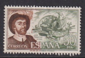 Spain  #1935  used 1976  navigators 50p Elcano