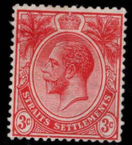 Straits Settlements Scott 152 MH* KGV stamp, wmk 3