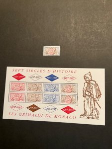 Monaco Scott #2025-6 never hinged