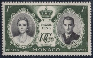 Monaco #366 MNH 1956 Royal Wedding 1f Mint Never Hinged Great Stamp