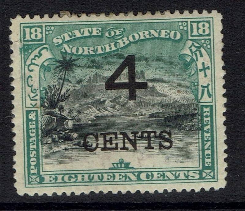 North Borneo SG# 116, Mint Hinged, Hinge Remnant -  Lot 112916