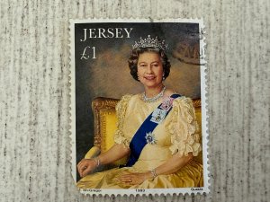Jersey #505 Used, L1, Queen Elizabeth II, 2024 SCV $4.50