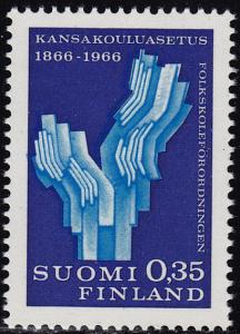 Finland - 1966 - Scott #438 - MNH - Elementary School