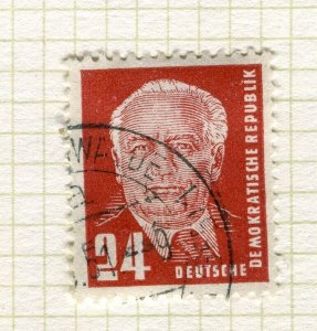 EAST GERMANY; 1950 early Pieck issue fine used 24pf. value