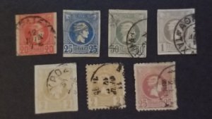 GREECE Vintage Stamp Lot Used Collection T5165