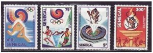 Senegal - Olympic Games on Stamps - 4 Stamp  Set  - 786-9