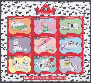 1997 Gambia 2699-2707KL Disney - 101 Dalmatians 9,50 €