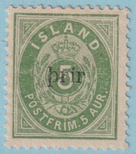 ICELAND 33 LARGE PRIR MINT HINGED OG* NO FAULTS WELL CENTERED GRONLUND CERT!