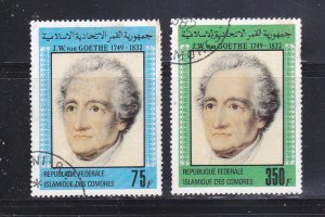 Comoro Islands 549-550 Set U Johannes von Goedthe (A)