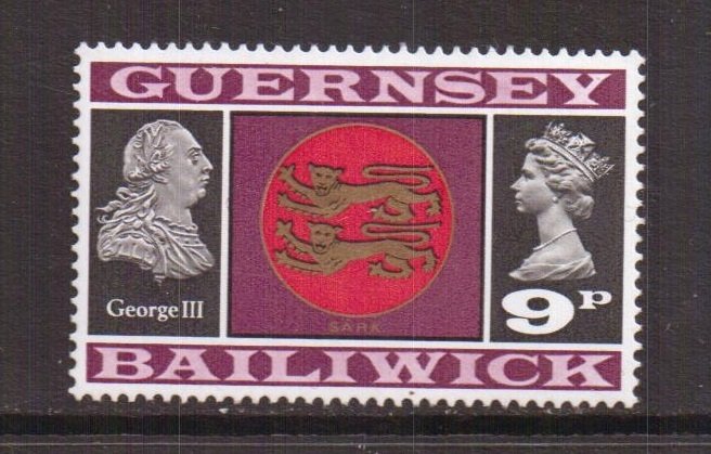 Guernsey  #52  MNH  1971  Bailiwick issue 9p new decimal currency