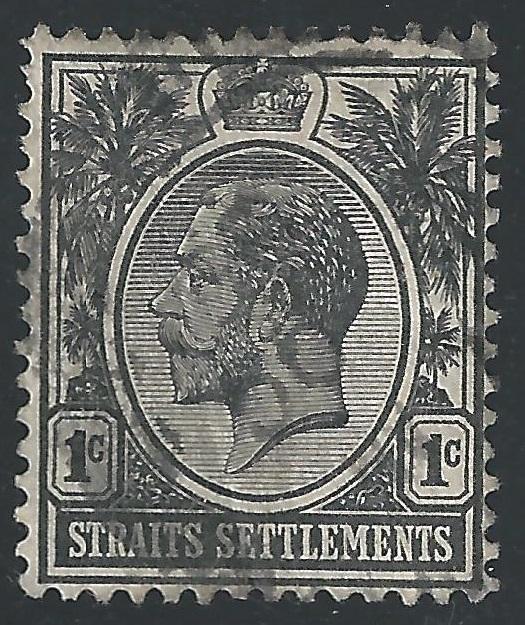 Straits Settlements #150 1c King George V