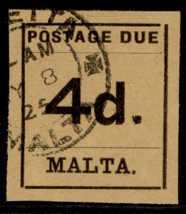 MALTA GV SG D7, 4d black/buff, FINE USED.