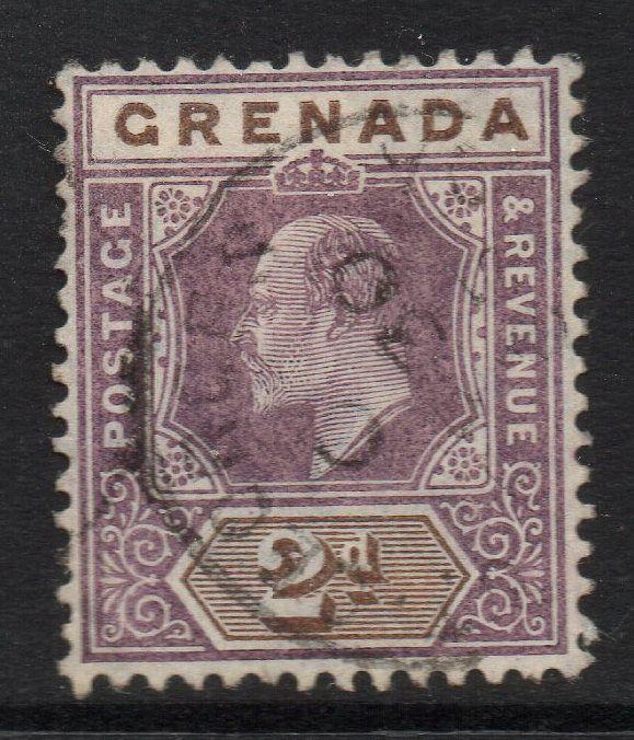 GRENADA SG69 1905 2d PURPLE & BROWN USED