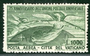 VATICAN Air Mail High Value 1000L Green (1949) UPU Mint LMM {samwells}GREEN35