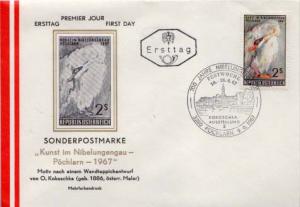 Austria, First Day Cover, Art