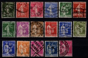 France 1932-39 New Def. Incl. Peace, Part Set [Used]