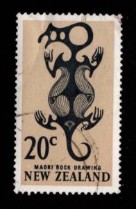 New Zealand Scott 396 Used Decimal Denominated stamp