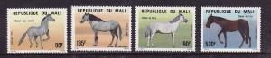 D1-Mali-Sc#512-15-unused NH set-Horses-1985-