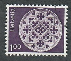 Switzerland #569 used single