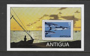 FISH - ANTIGUA #546  BARRACUDA   MNH