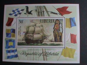 ​LIBERIA-1972-SC#C194  VICTORY 1765-100 GUM SHIP MNH-S/S VERY FINE