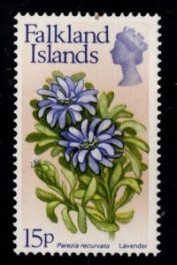 Falkland  Islands Scott 221 MH* 1972 P denominated stamp