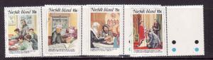 Norfolk Is.-Sc#352-5-Unused NH set-Rev. George Nubbs-1984-