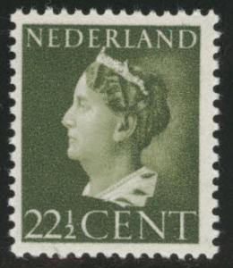 Netherlands Scott 222 MNH** 1940 Queen Wilhelmina CV$1.25