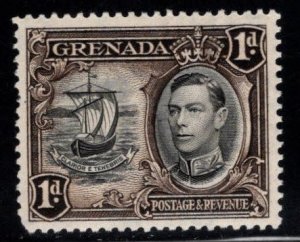 GRENADA Scott 133 MH* KGVI 1938 stamp perf 12.5