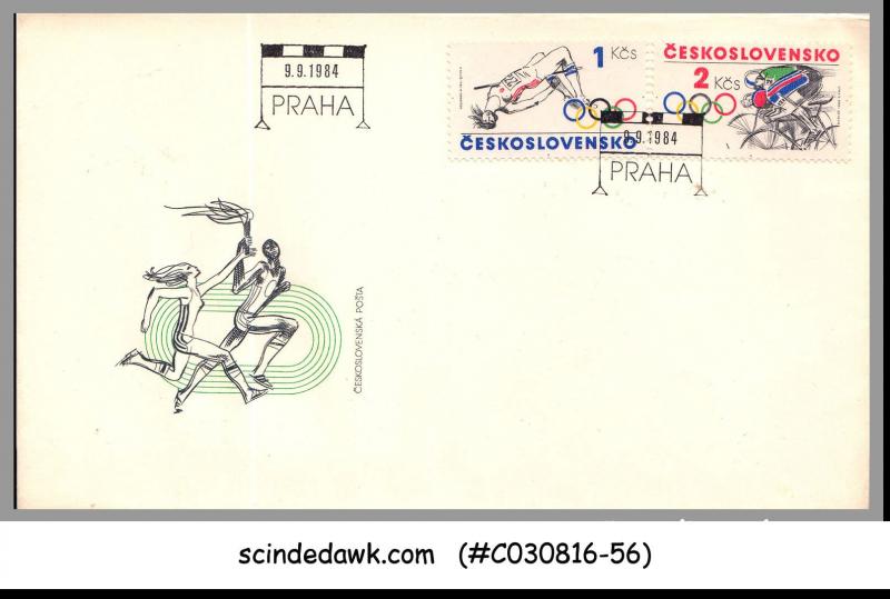 CZECHOSLOVAKIA - 1984 SUMMER OLYMPIC GAMES - FDC