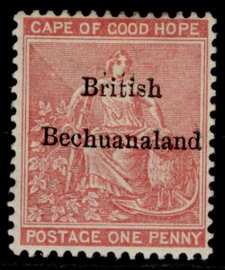 BRITISH BECHUANALAND QV SG5, 1d rose-red, M MINT. Cat £27.