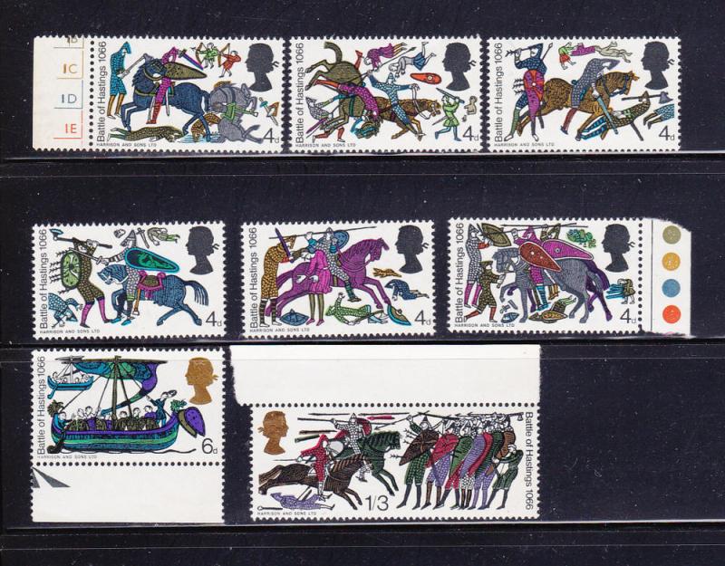 Great Britain 470-477 Set MNH Battle of Hastings (B)