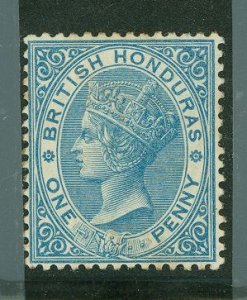 British Honduras #8 Unused Single (Queen)