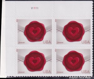 BOBPLATES #4741 LOVE Plate Block F-VF MNH ~ See Details for #s/Pos