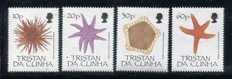 Tristan da Cunha 476-479 MNH Marine Life Echinoderms 1990 x18860