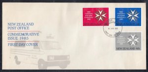 New Zealand Scott 815-7 FDC - St. John Ambulance Centenary