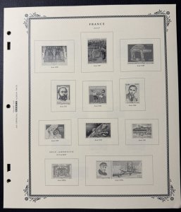 Scott France Stamp Album Supplement #43 Pages 1 - 23 - No Stamps