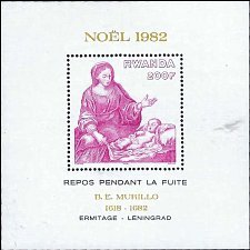 RWANDA   #1111 MNH SOUVENIR SHEET (1)