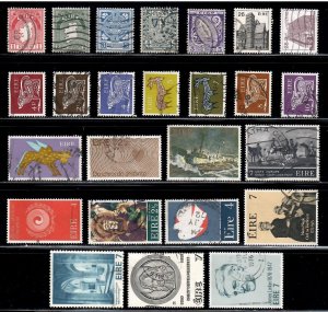 Luck of the Irish - 25 Different F-VF Used Ireland Stamps - I Combine S/H