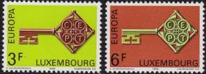 Luxembourg - 1968 - Scott #466-67 - MNH - Europa