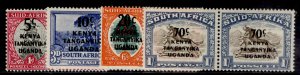 KENYA UGANDA TANGANYIKA GVI SG151-154, 1941 pictorial set, LH MINT. Cat £25.