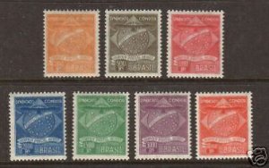 Brazil Sc 1CL1-1CL7; Mi C1-C7 MNH. 1927 Condor Issue cplt, scarce