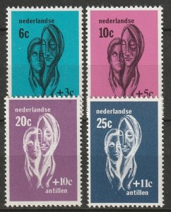 Netherlands Antilles 1967 Sc B77-80 set MNH