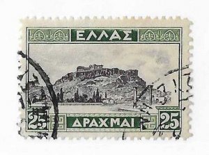 Greece Sc #371  25d top value  used VF