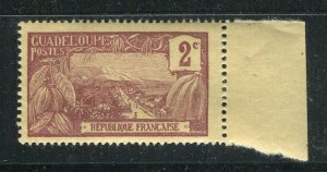 FRENCH GUADELOUPE; 1905 early Pictorial issue MINT MNH unmounted 2c.