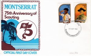 Montserrat 1982 Sc 487-8 FDC
